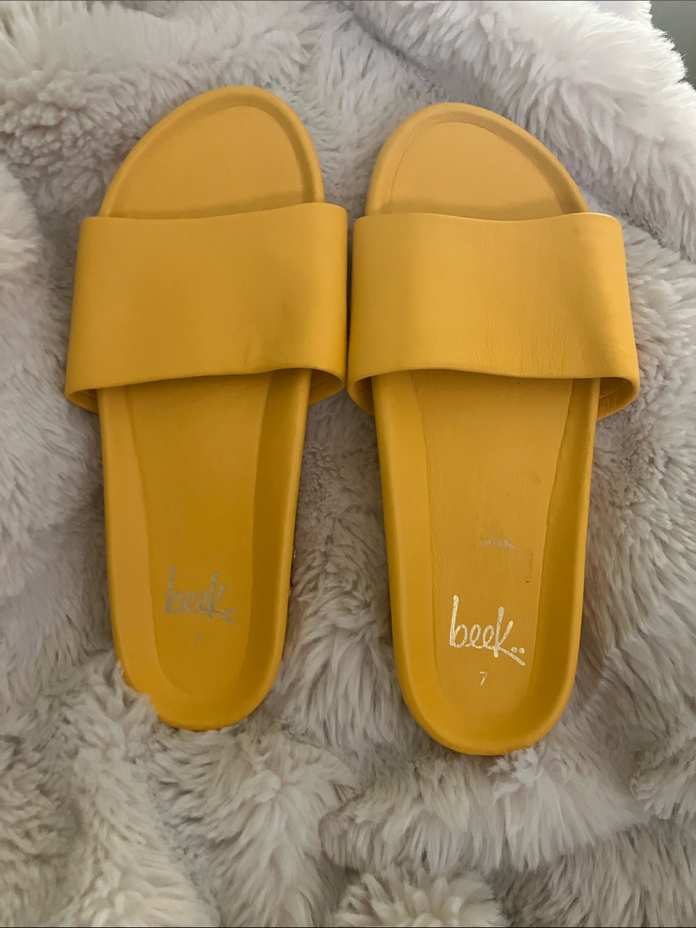 BeekYellow Pelican Slide Sandals for Women